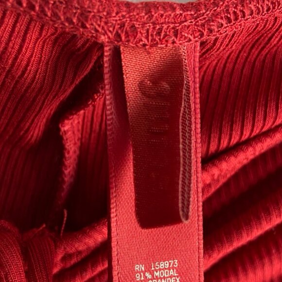 NWOT Skims Brick Red Soft Lounge Ruched Pants - Picture 7 of 13